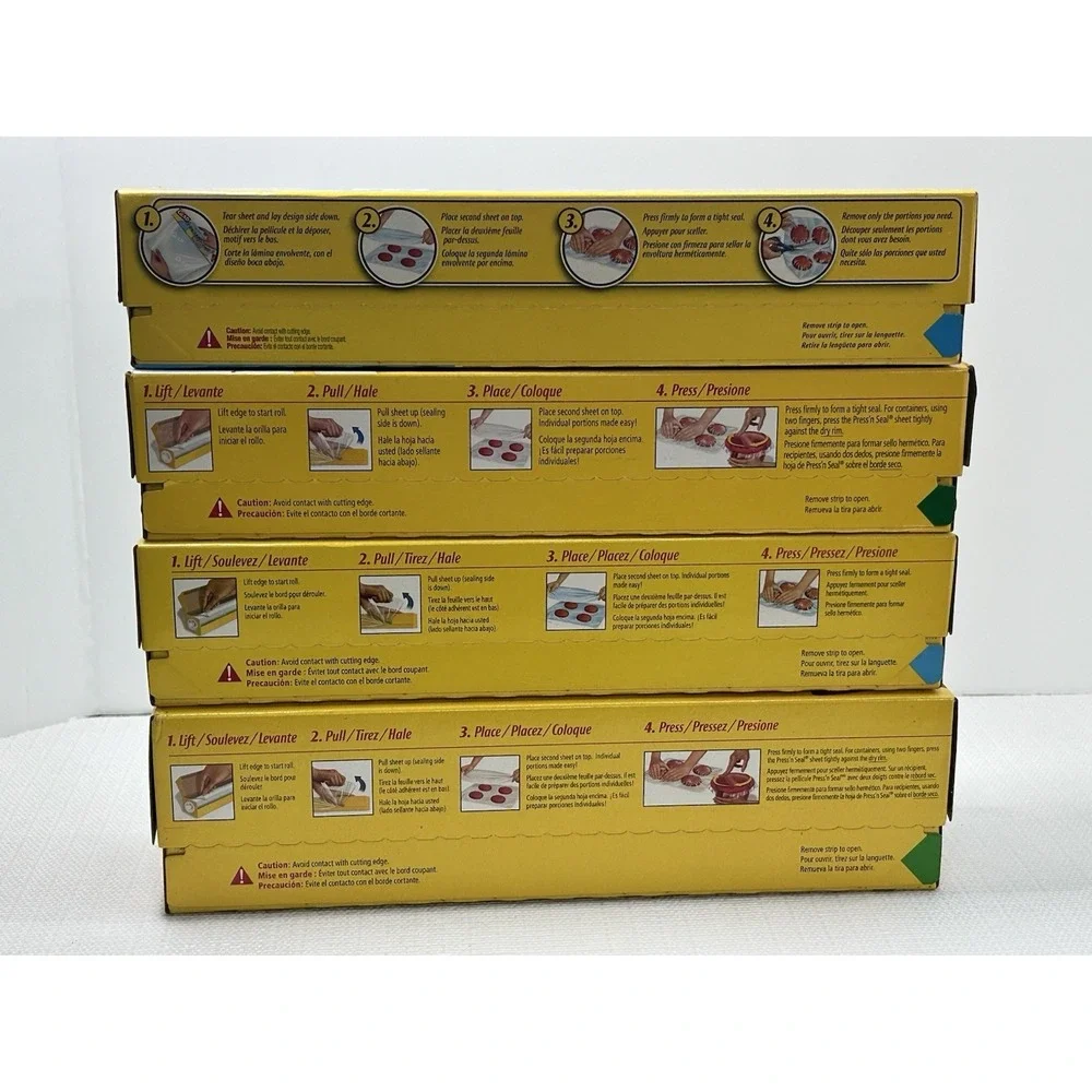 Vtg Lot Glad Press'N Seal Sealing Wrap NEW 50,‎ 70, 140 Sq 2003 2006 Prop Movie